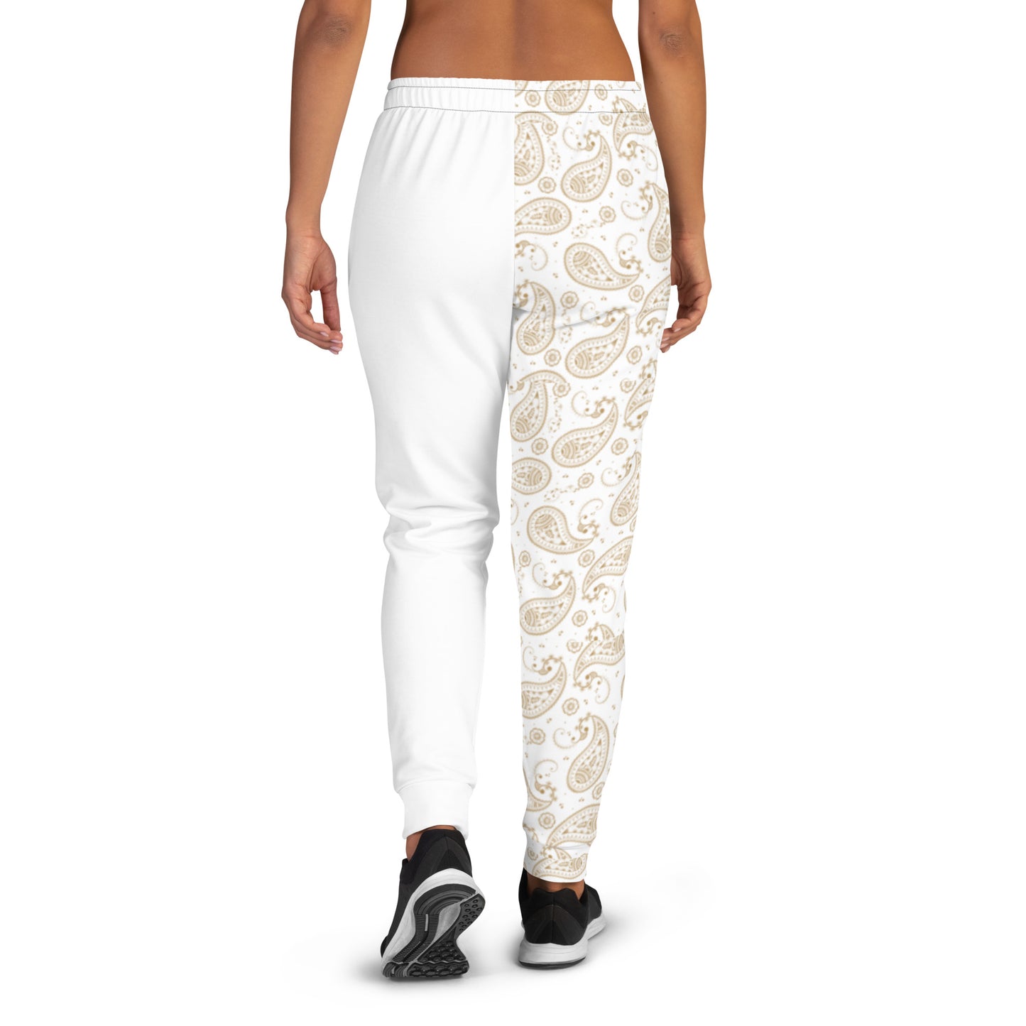 Paisley White Joggers