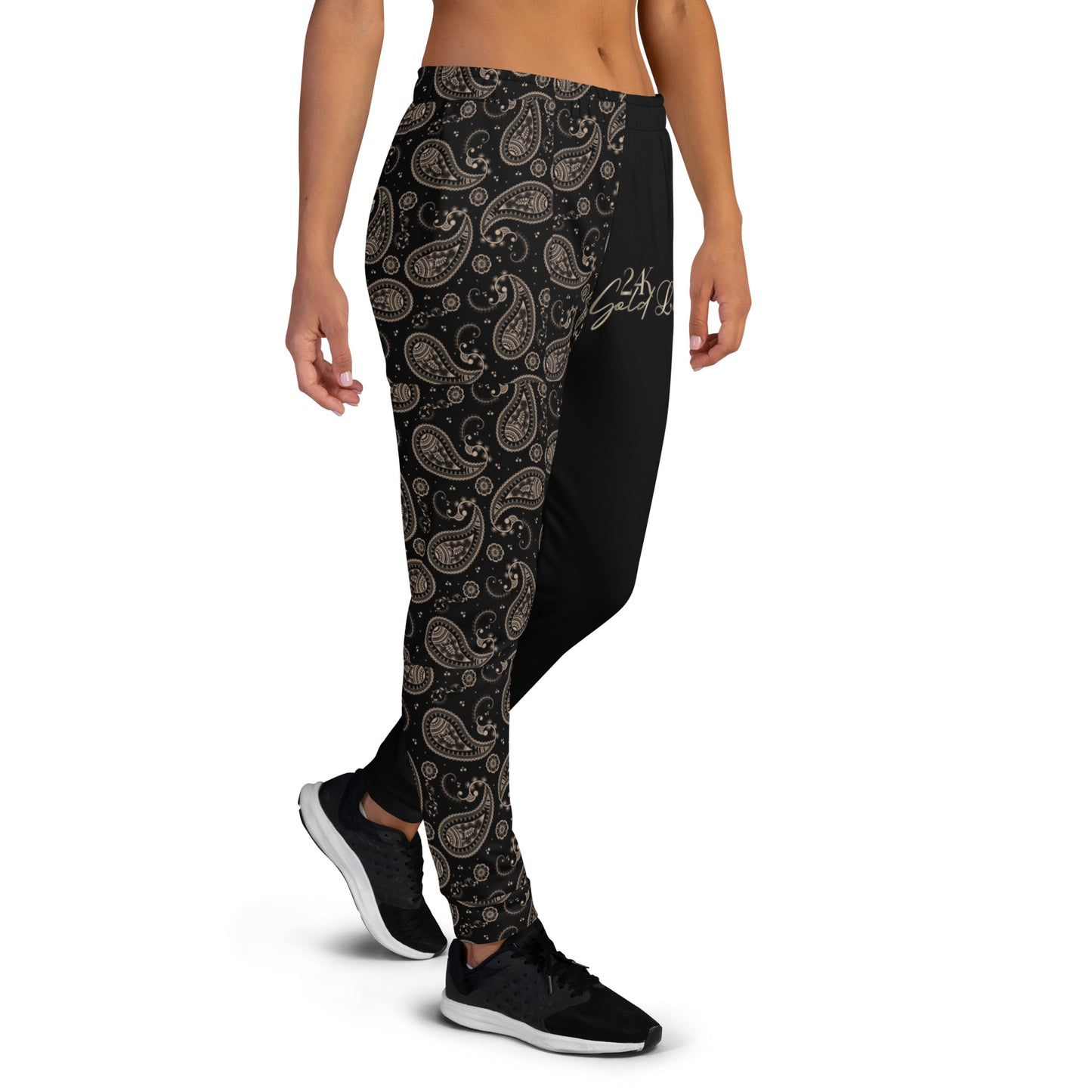 Paisley Joggers Black
