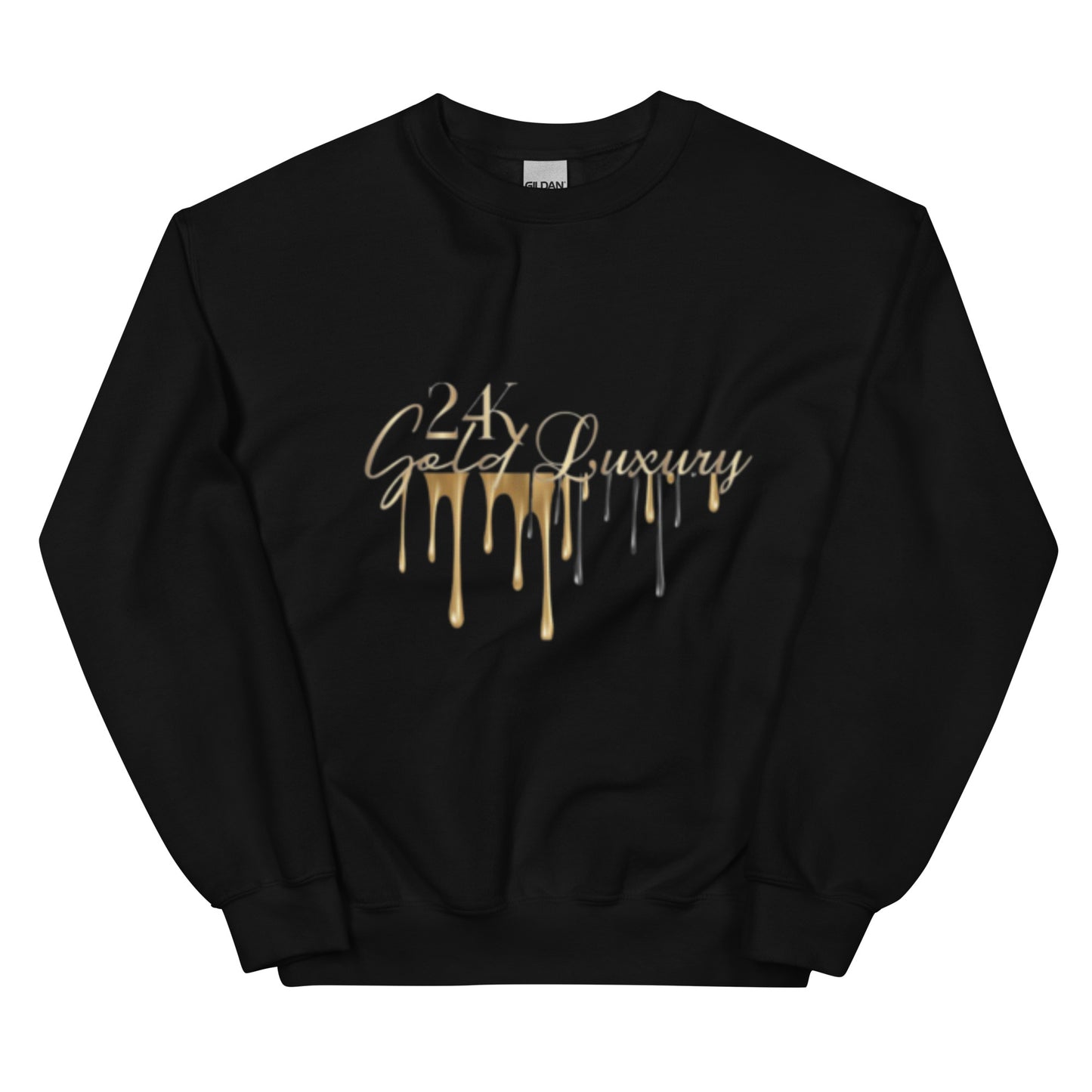 Unisex Drip Sweatshirt Black