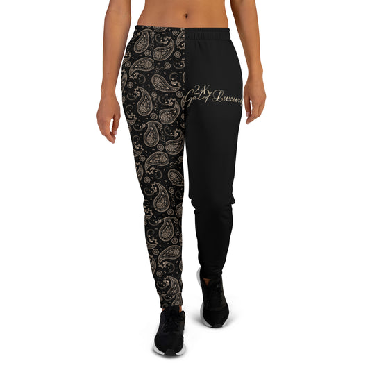 Paisley Joggers Black