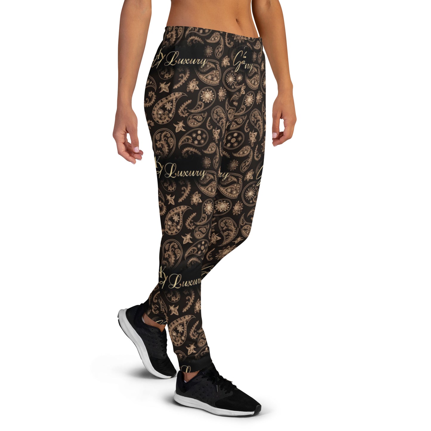 ALL Paisley Joggers Black